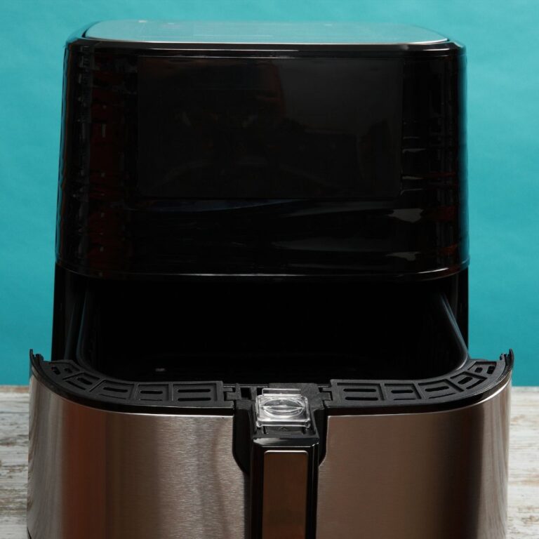 Air Fryer sitting empty and open on a counter